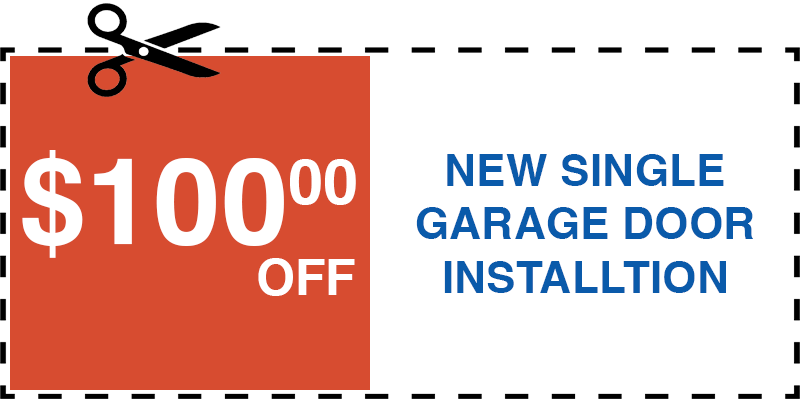 100 off garage door opener
