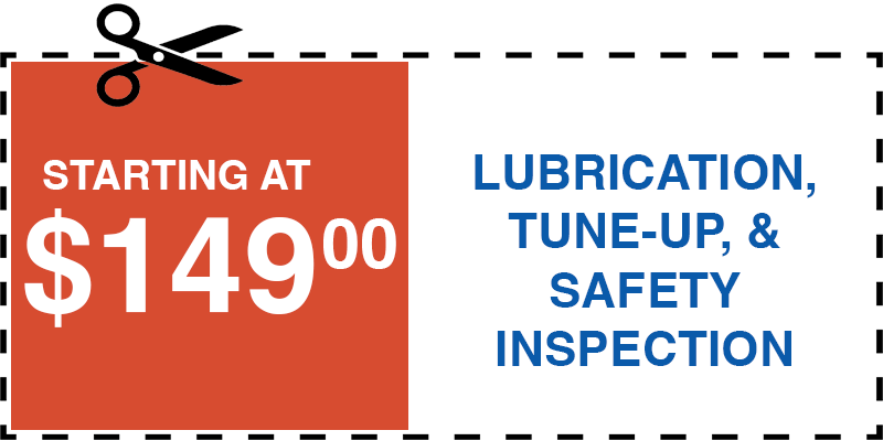149 garage door MAINTENANCE