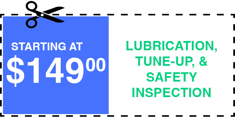149 garage door MAINTENANCE