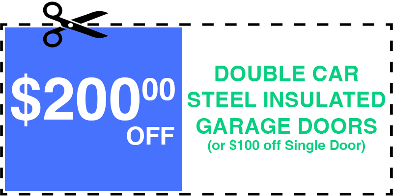 200 off garage door repair