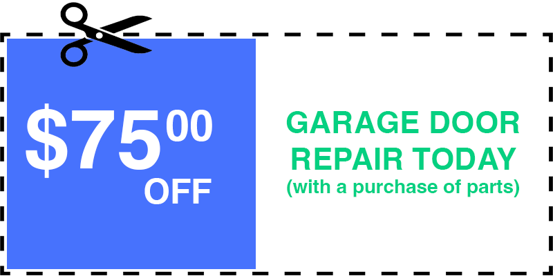 75 off garage door repair